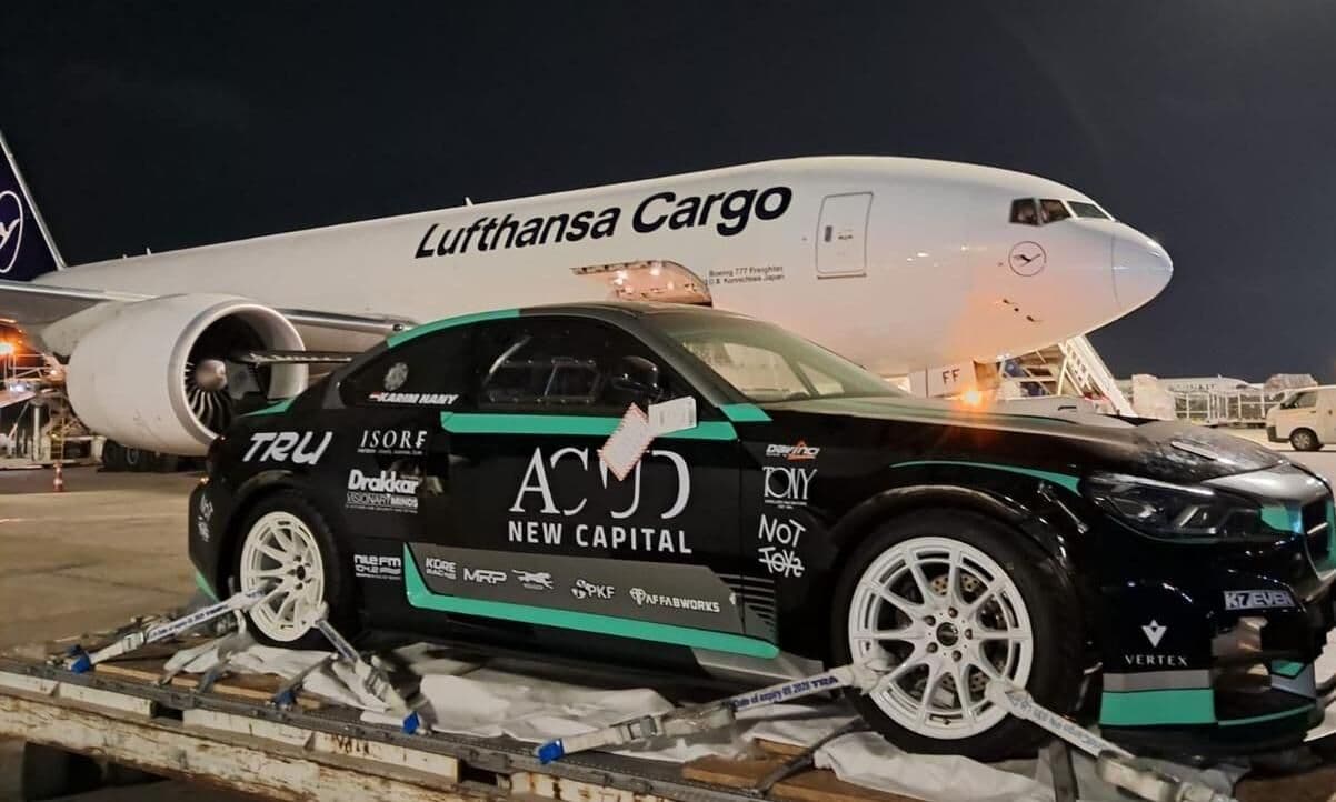 Lufthansa Cargo Airfreights Drift Car for European Championship Event