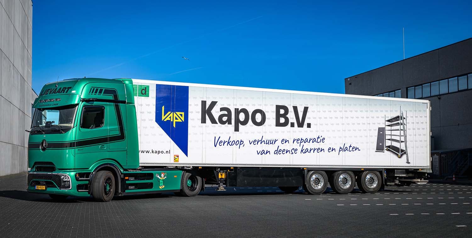 Lievaart Expeditie Deploys Electric Mercedes-Benz eActros 600 for Italy Route