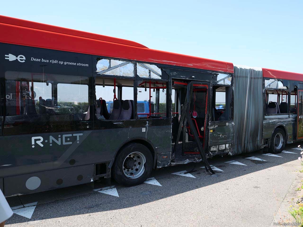 Two Buses Collide at Schiphol Airport, Causing Significant Damage