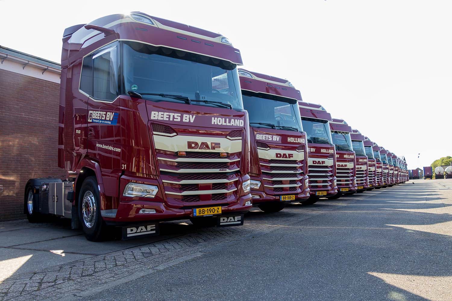 Beets B.V. Expands DAF Fleet with Ten New XG Trucks for Silo Transport
