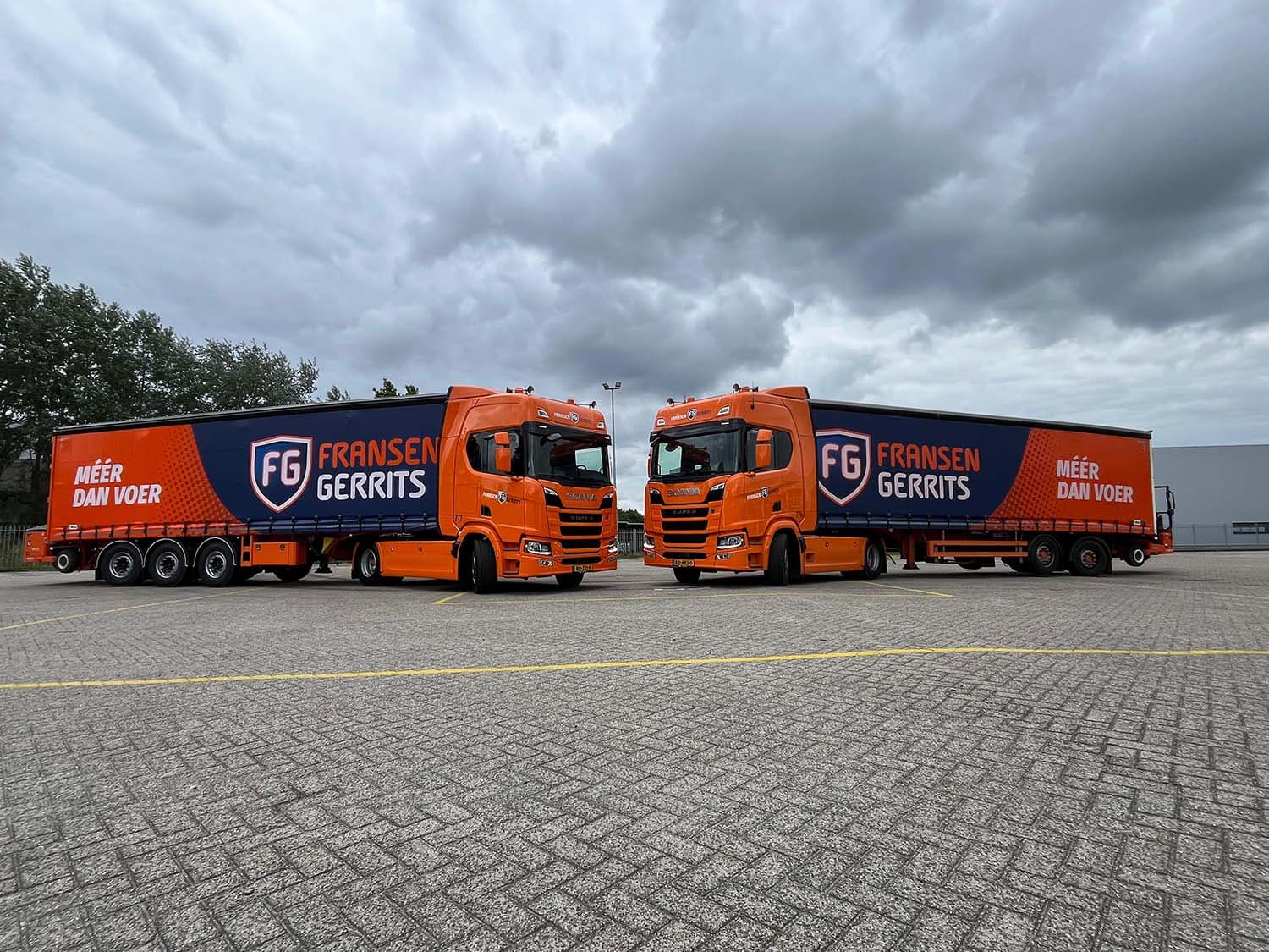 Fransen Gerrits Expands Fleet with New Scania 420R Super Trucks for Feed Transport