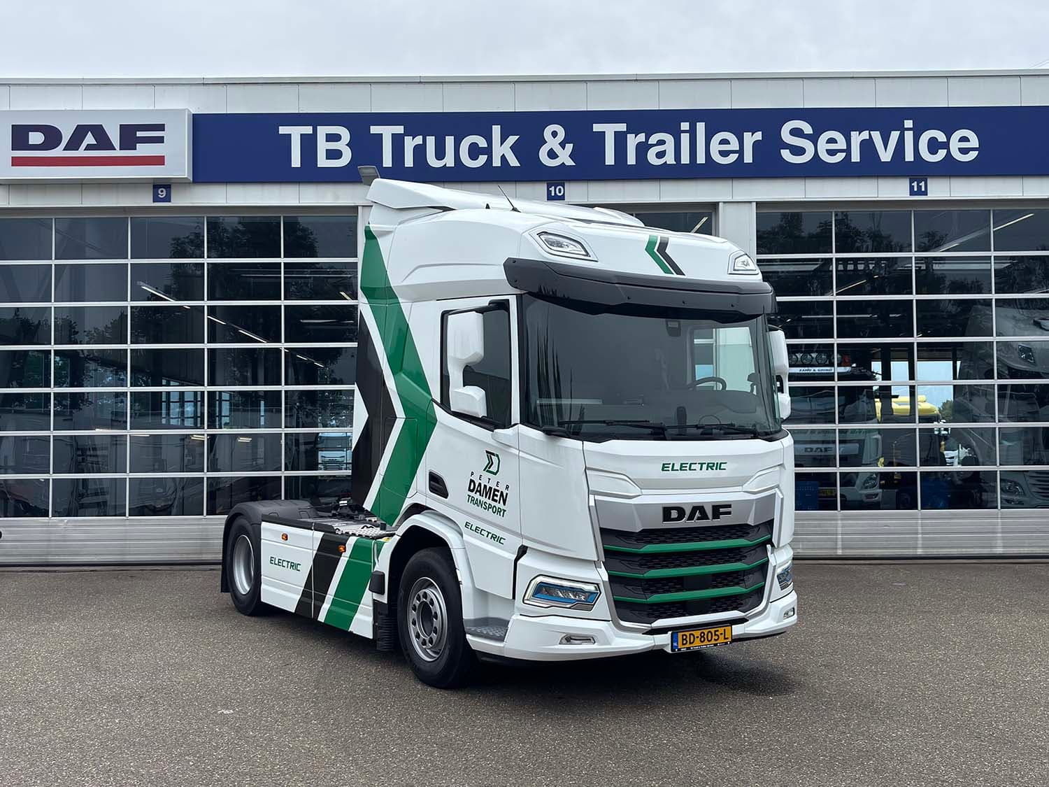 Peter Damen Transport Orders Eight DAF XD Electric Trucks for Fleet Electrification
