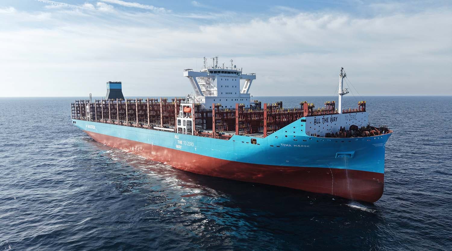 Maersk Welcomes Tema Mærsk, a New Methanol-Capable Container Vessel