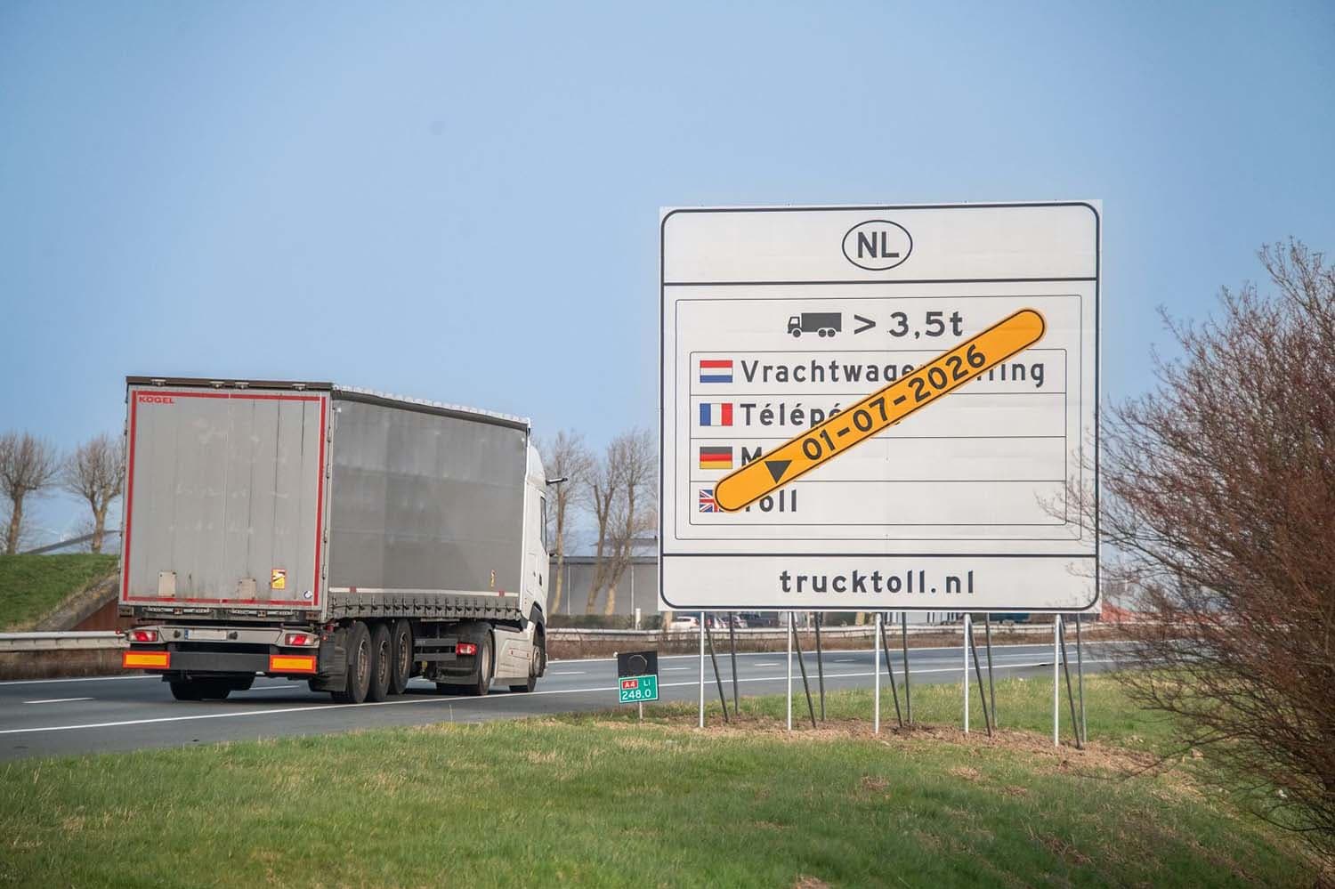 Netherlands Introduces Unique Road Toll for Trucks from July 2026