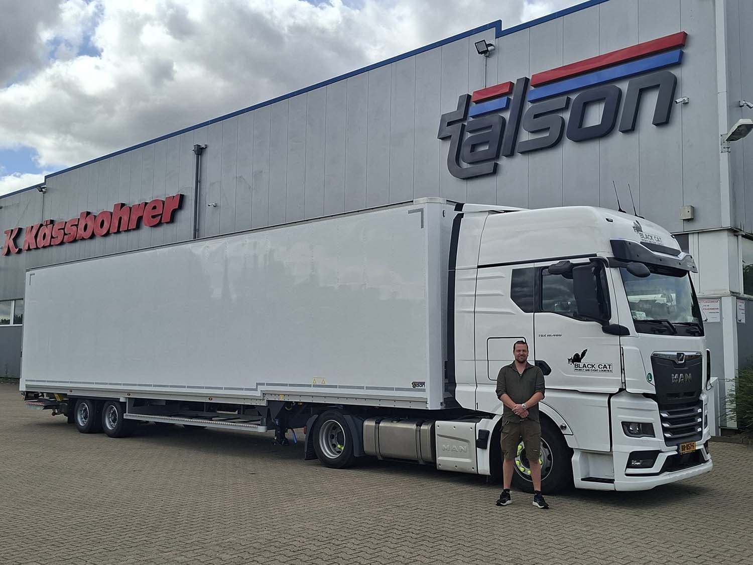 Black Cat Logistics Acquires New Talson Mega Box Trailer for Specialized Cargo