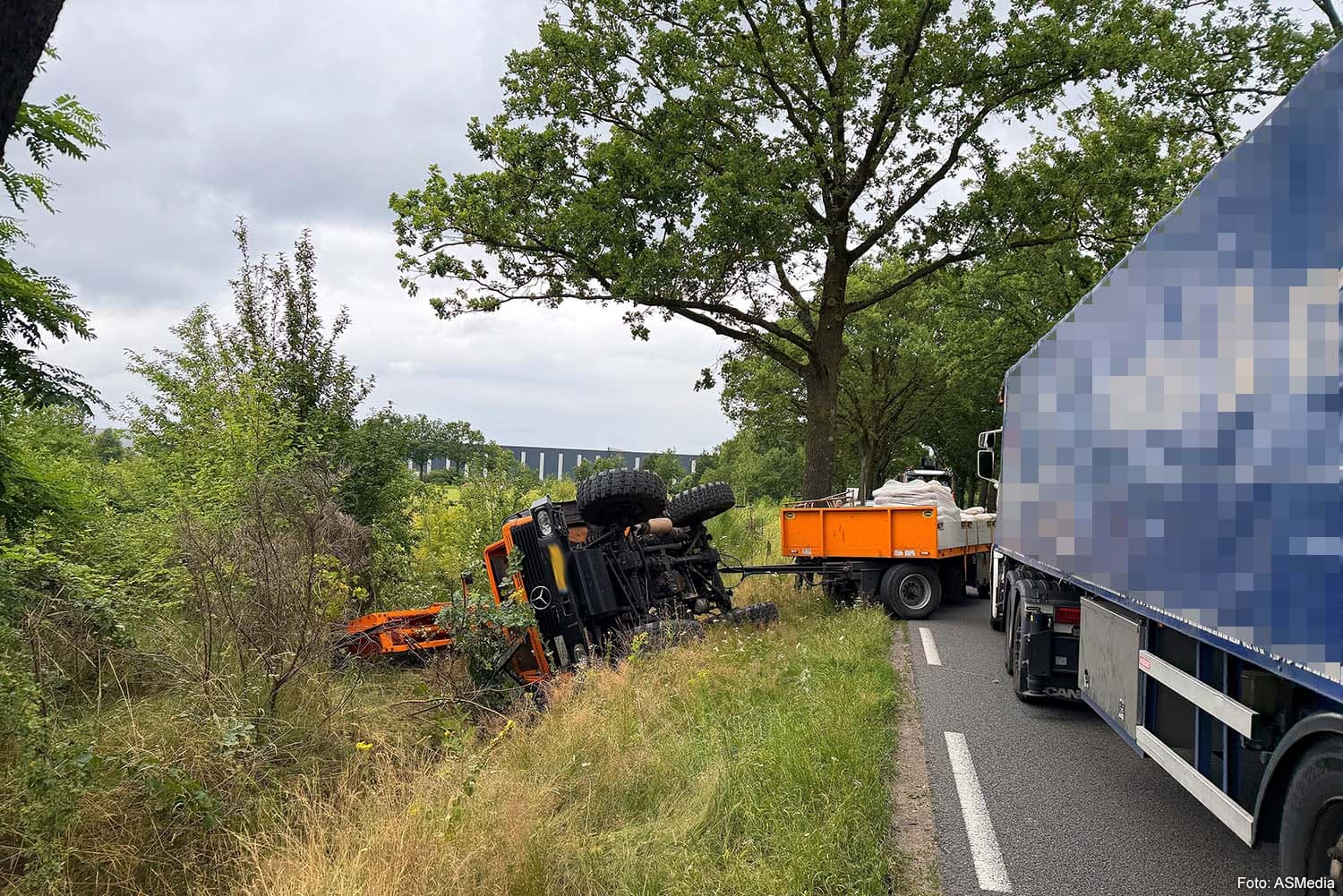 Truck Driver Arrested in Volkel Following Collision with Unimog
