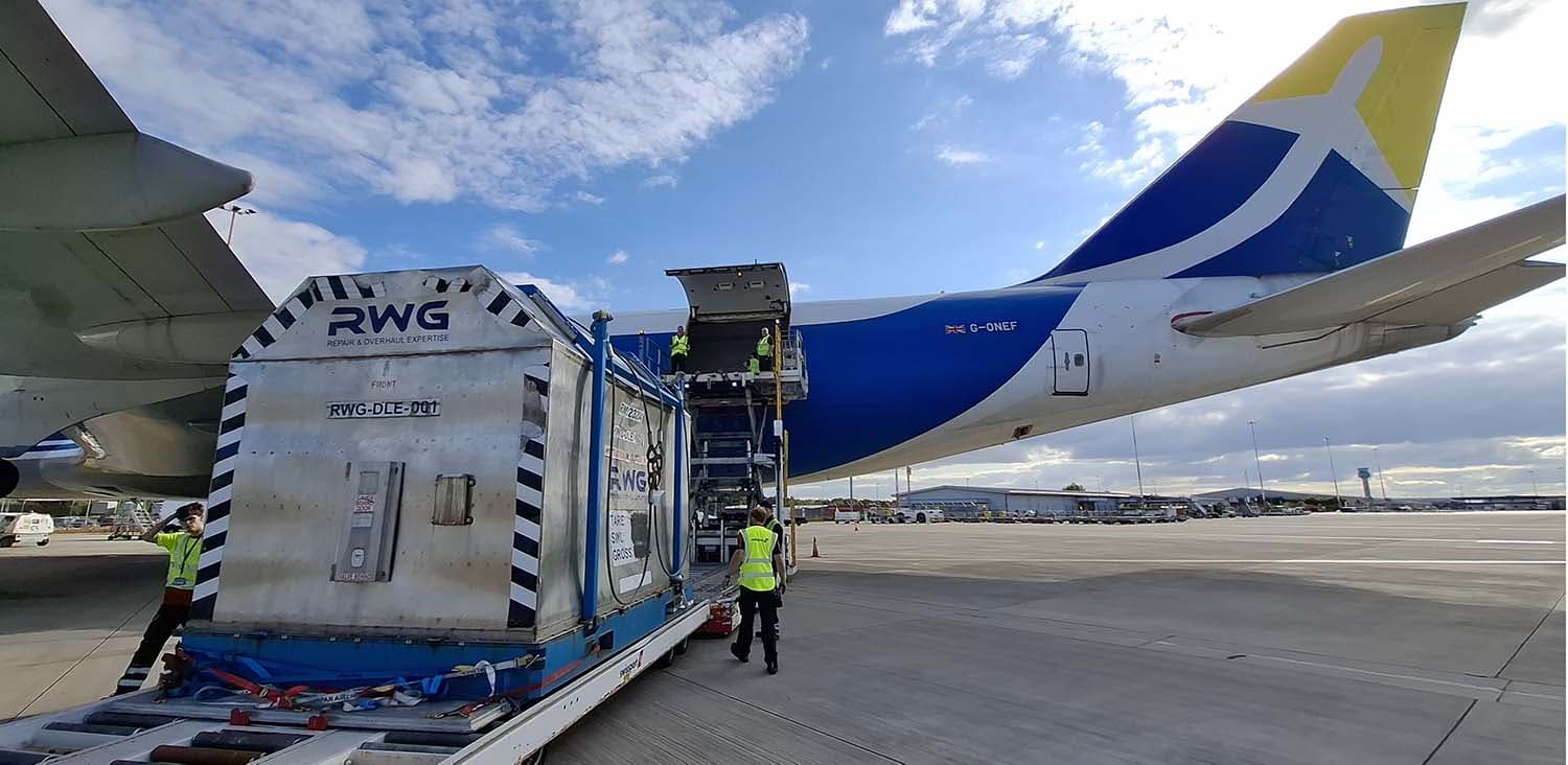 Boeing 747F Transports 8.4-Ton Gas Turbine from UK to Kazakhstan