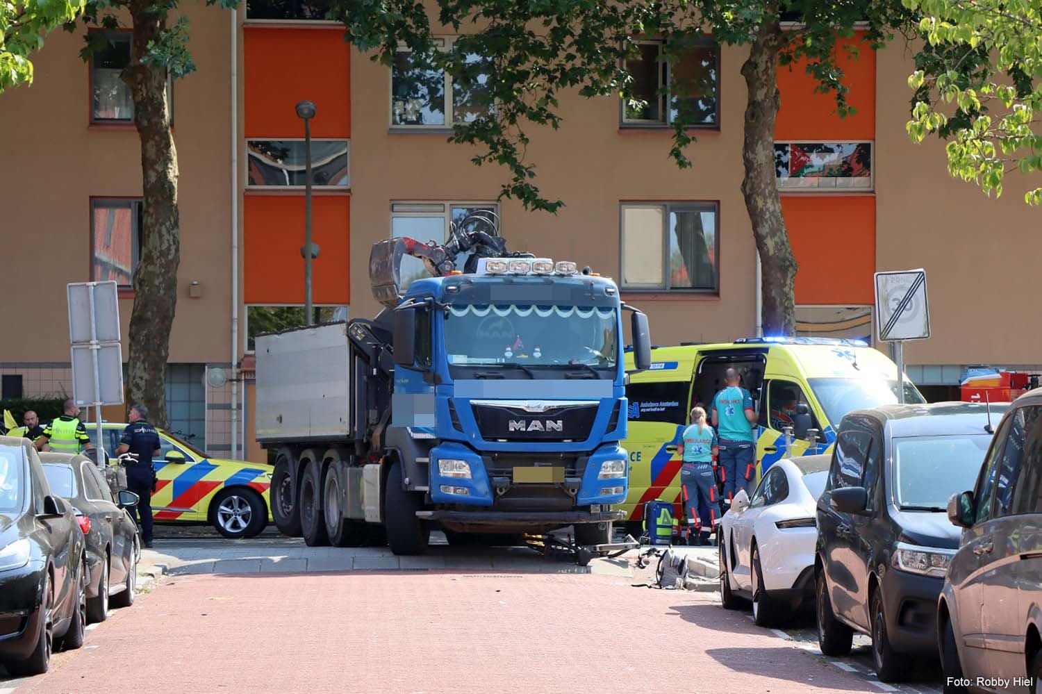 Cyclist Seriously Injured in Collision with Truck in Amsterdam