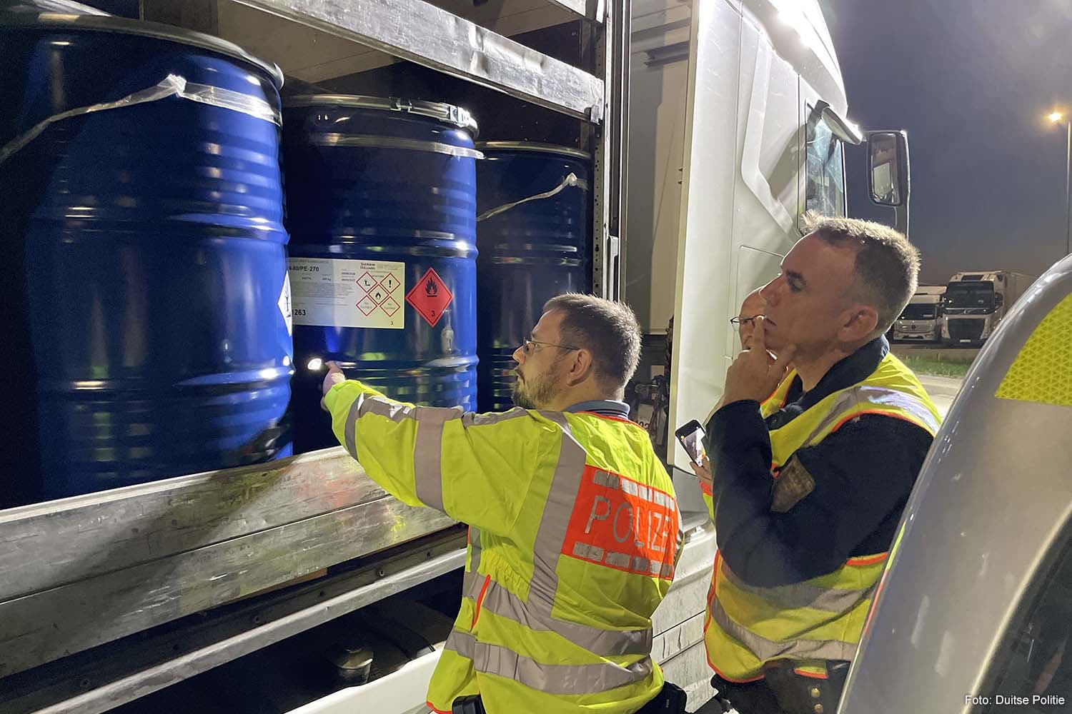 German Police Halt 18 Trucks on A7 Near Kassel Due to Severe Defects