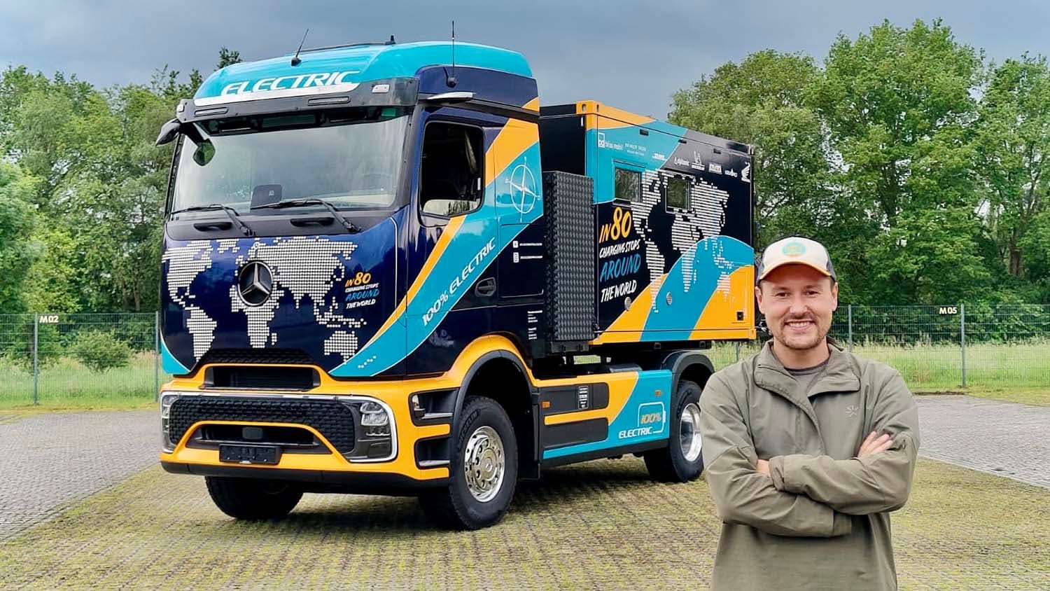 Mercedes-Benz eActros 600 Electric Truck Embarks on Global Journey