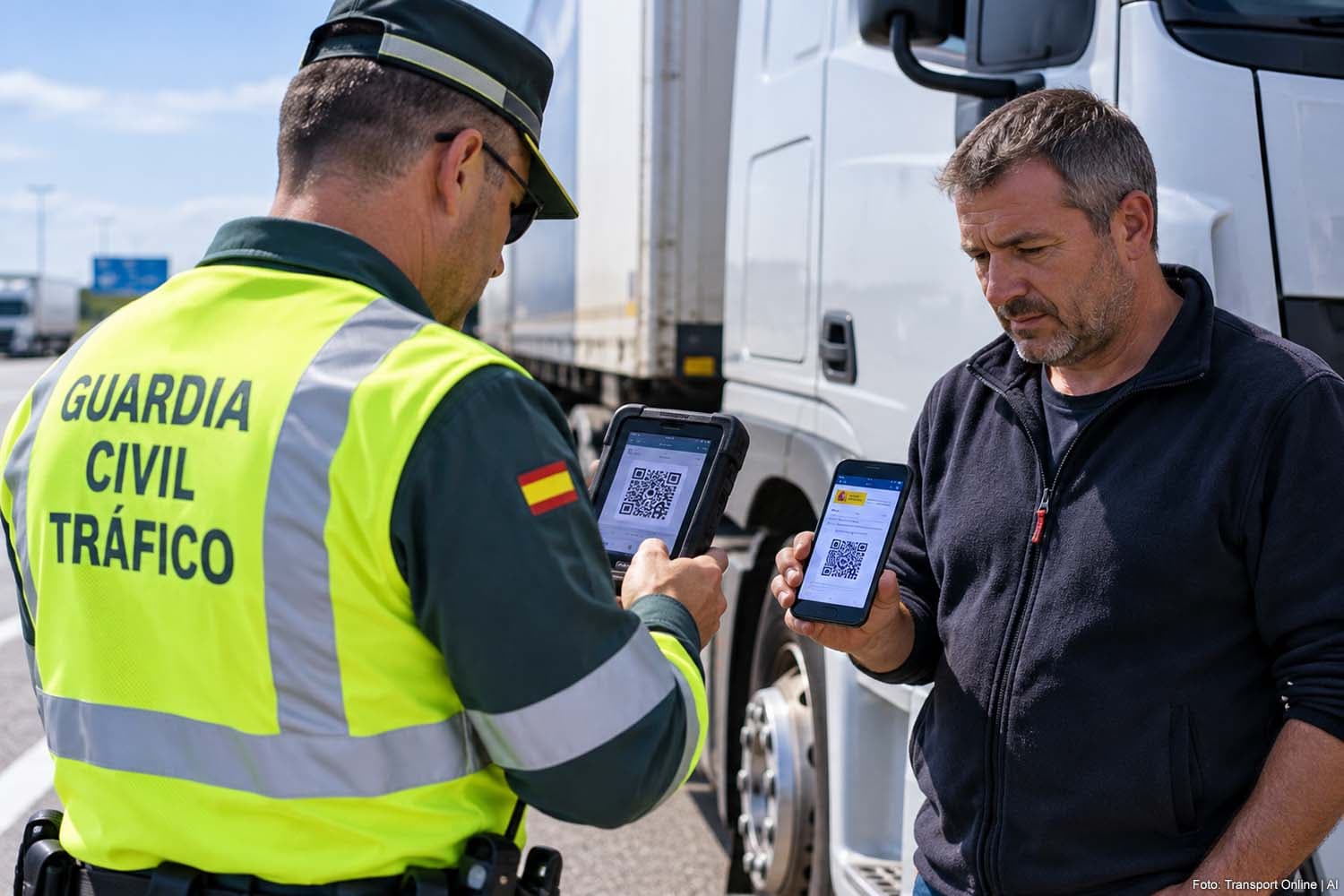 Spanish Truckers Face €400 Fines Over Digital Transport Document Errors