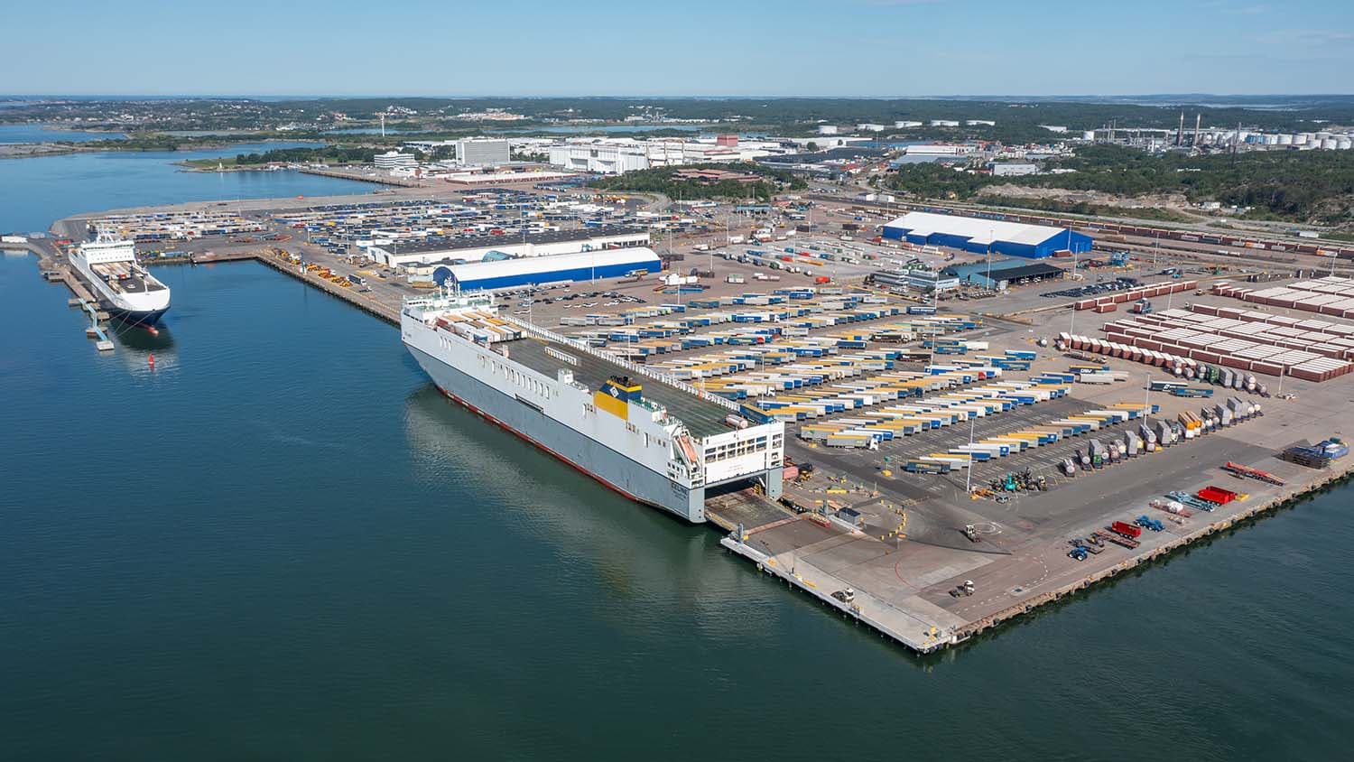 Gothenburg RoRo Terminal Expands with New Rail Lines and Increased Area