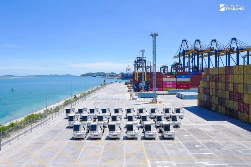 Hutchison Ports Thailand Expands Electric Truck Fleet at Laem Chabang Terminal D
