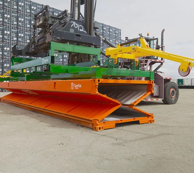 GenFlat Completes Initial Commercial Production of Collapsible 40-Foot Containers