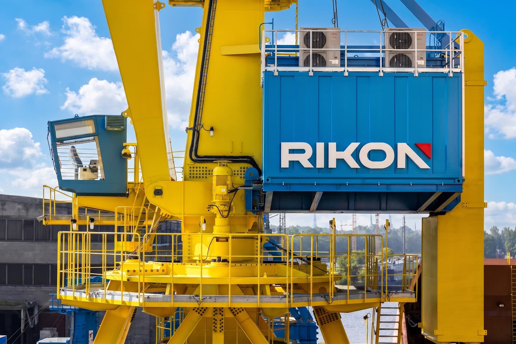 RIKON Delivers Fully Assembled Portal Cranes from Riga to Turkish Industrial Client
