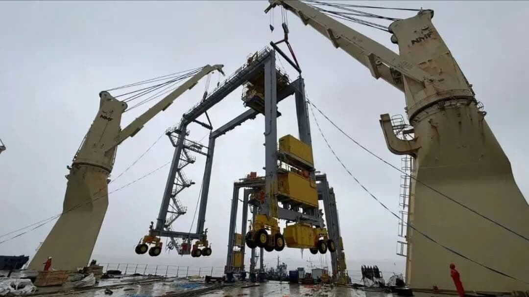 COSCO Shipping Delivers 17 RTGs to Walvis Bay Terminal