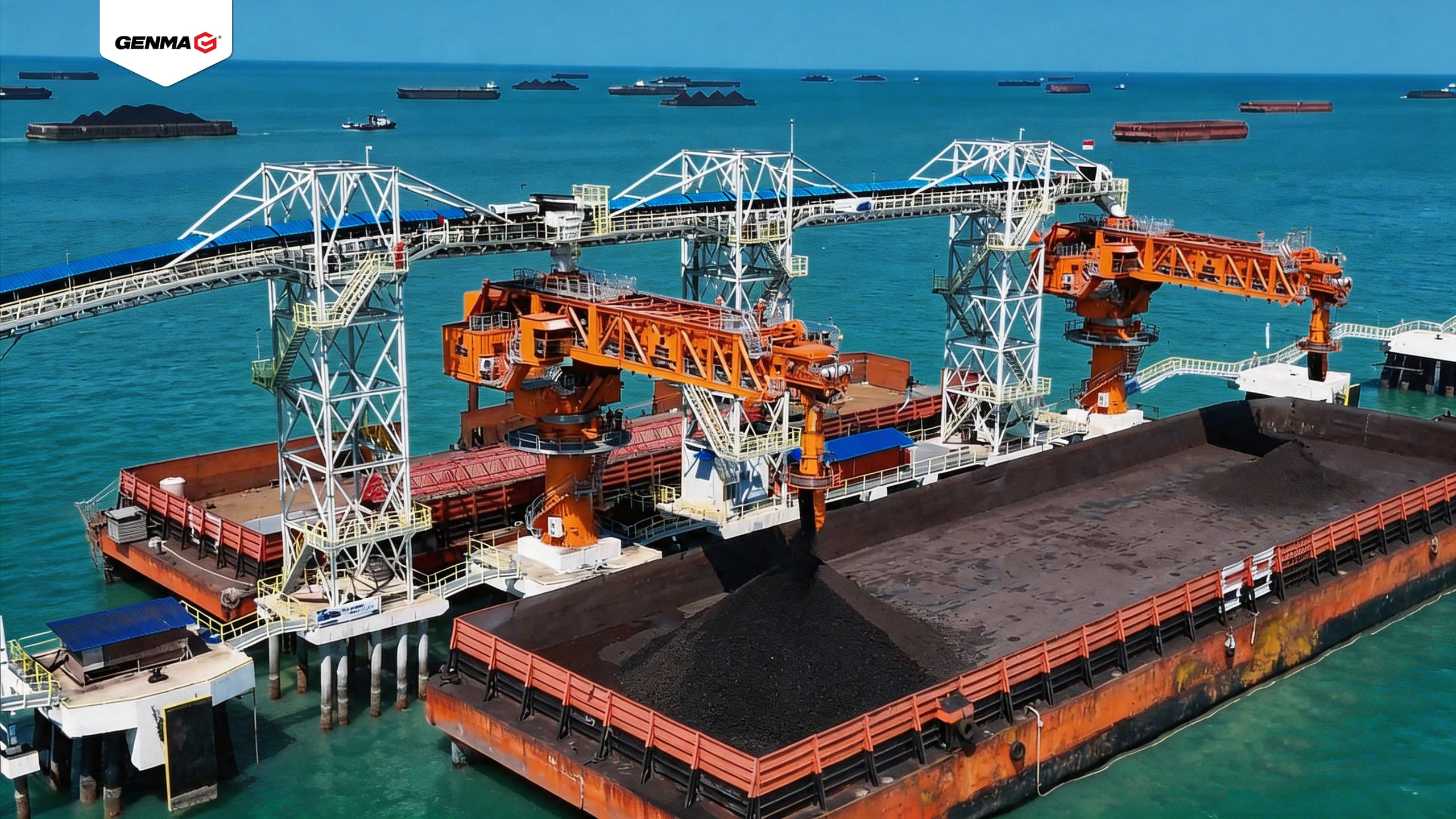 GENMA Delivers Two High-Capacity Shiploaders to Indonesian Customer