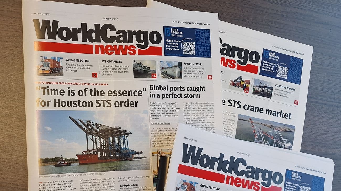 WorldCargo News September Issue Features Port Investment and Automation
