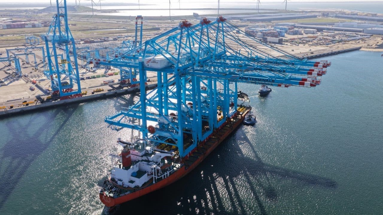 APM Terminals Maasvlakte II Expands Capacity with Four New STS Cranes