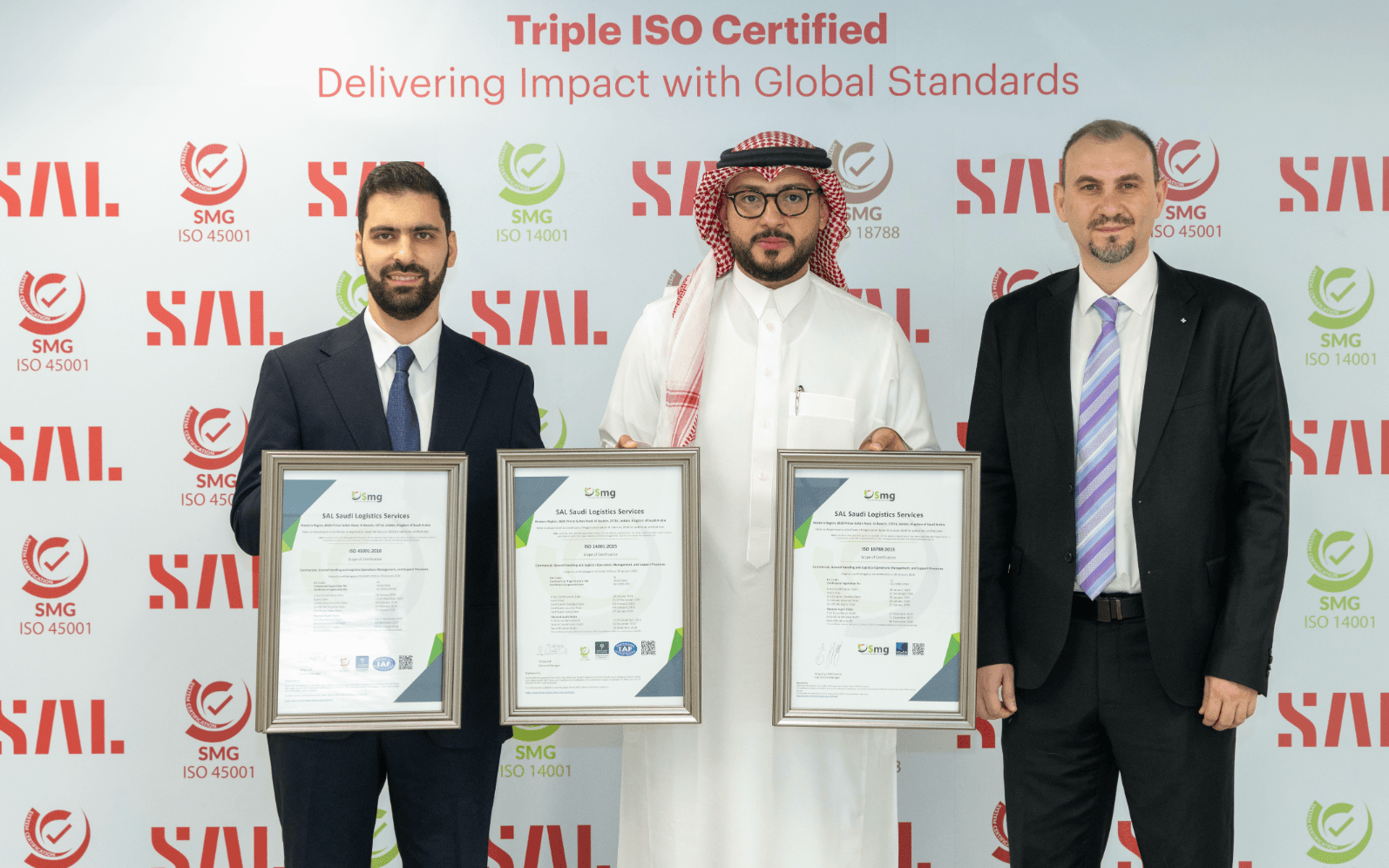 SAL Logistics Services Achieves Triple ISO Certification for Integrated Management System