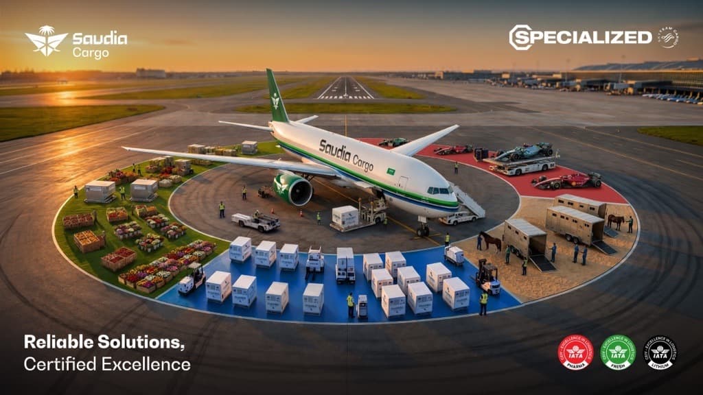 Saudia Cargo Launches Campaign Highlighting Certified Special Cargo Handling