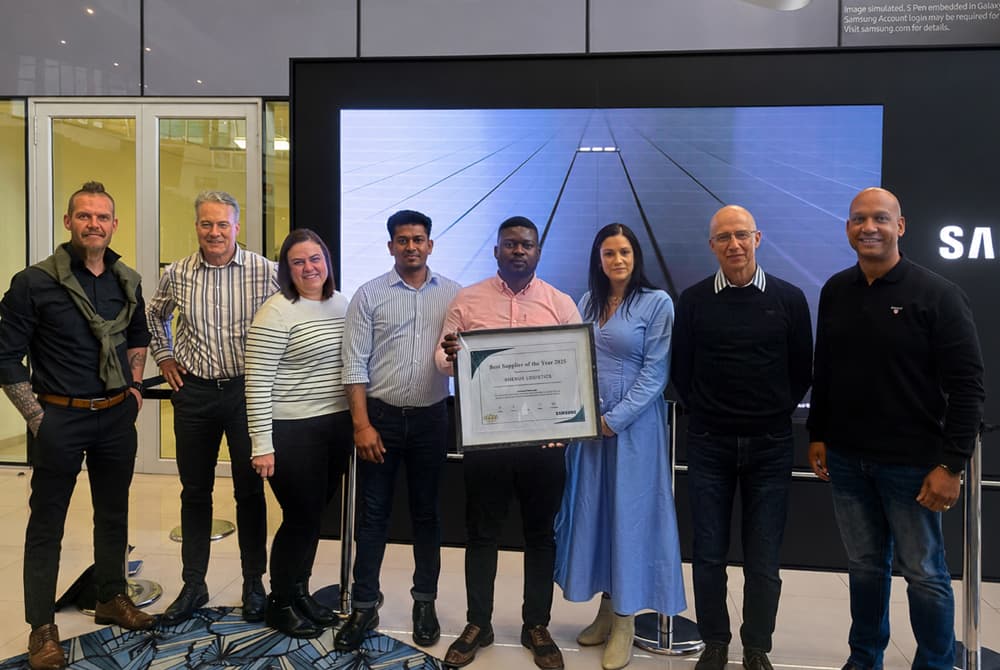 Rhenus Logistics Southern Africa Receives Samsung's Best Supplier Award 2025