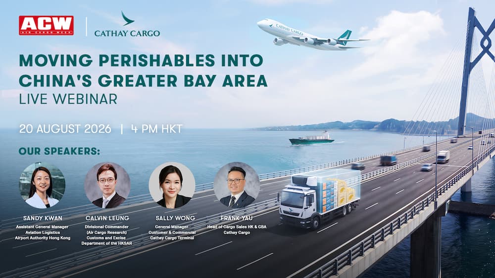 Cathay Cargo and ACW Host Webinar on Perishables Logistics in Greater Bay Area