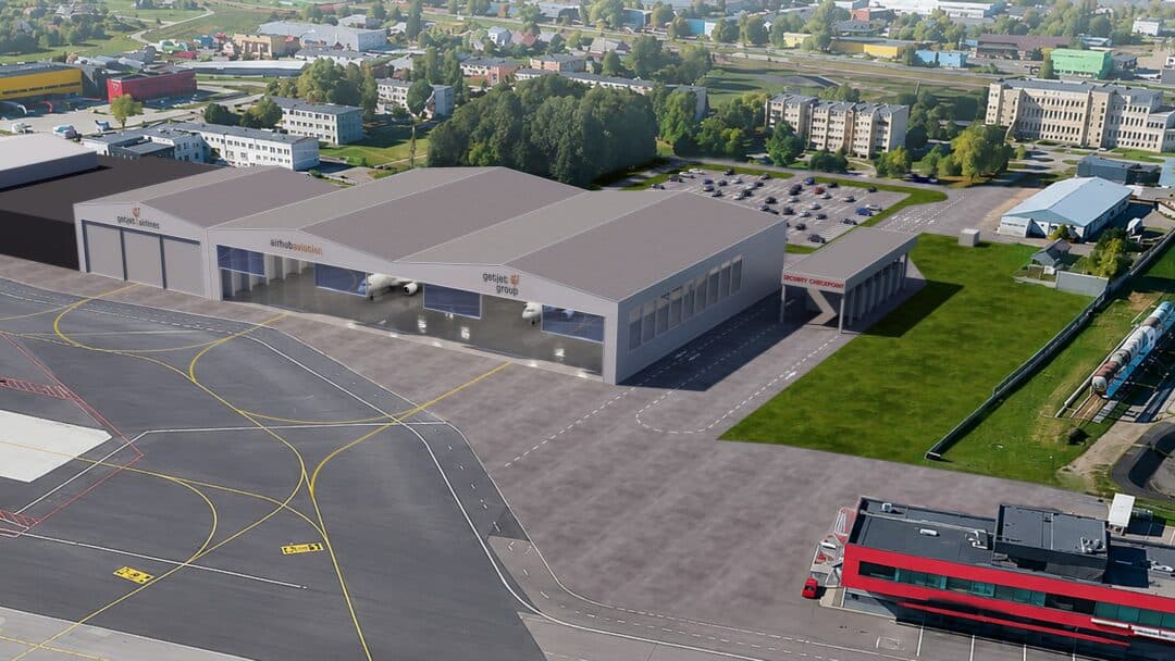 GetJet Group to Invest €25 Million in New MRO Hangar at Vilnius Airport