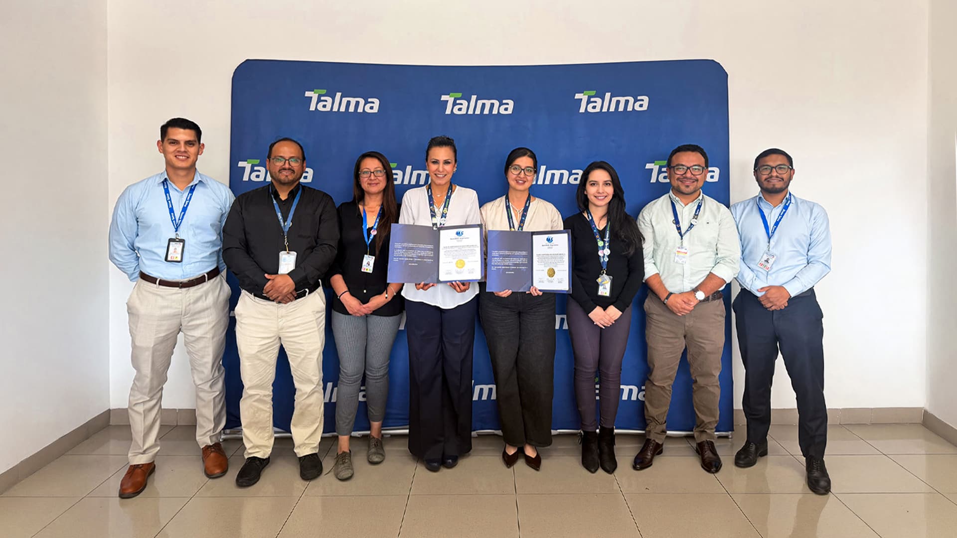 Talma Ecuador Achieves Third Consecutive BASC Security Certification