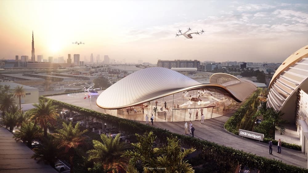 Dubai Advances Electric Vertical Take-Off and Landing Operations with Vertiport Network