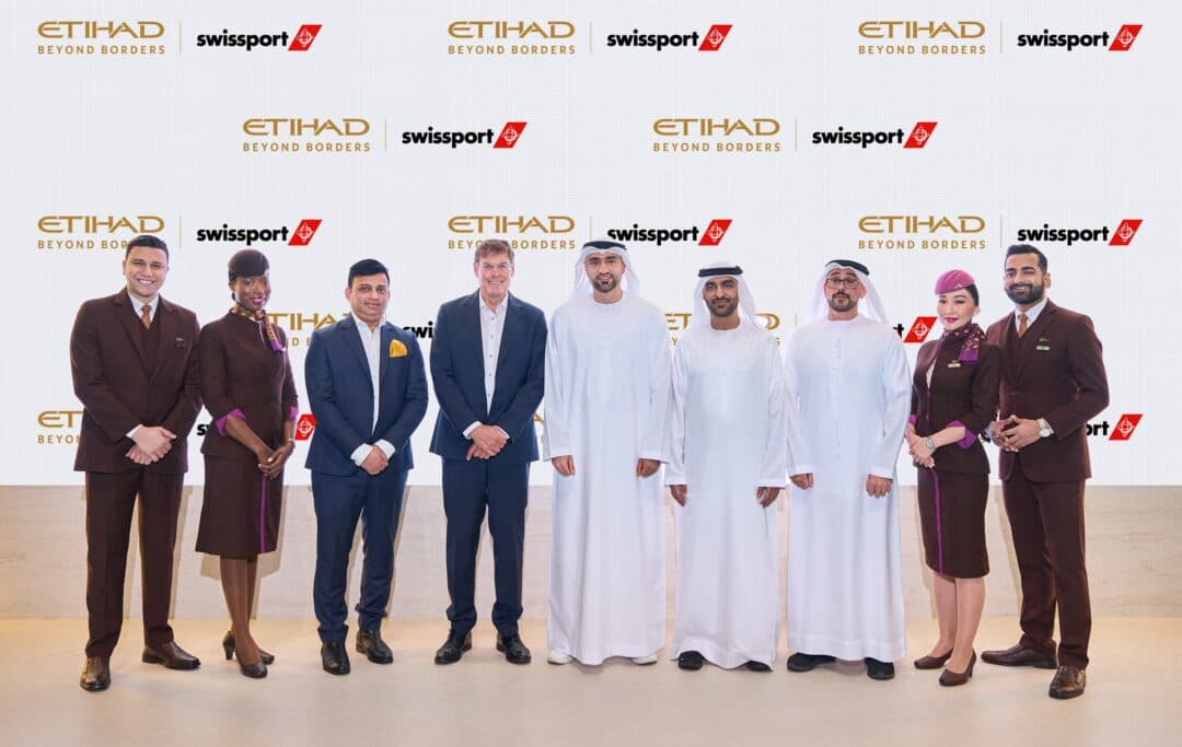 Etihad Airways and Swissport Expand Global Partnership to 40 Airports