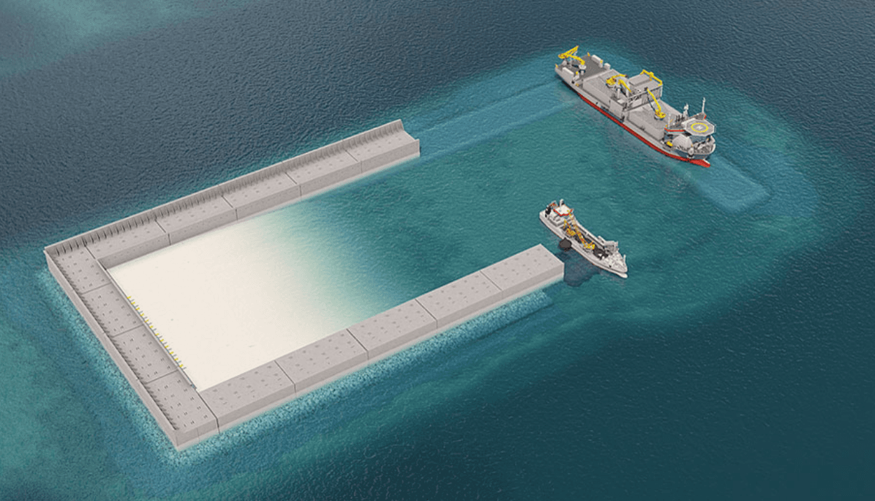 Belgium Completes Key Construction Phase for North Sea Energy Island