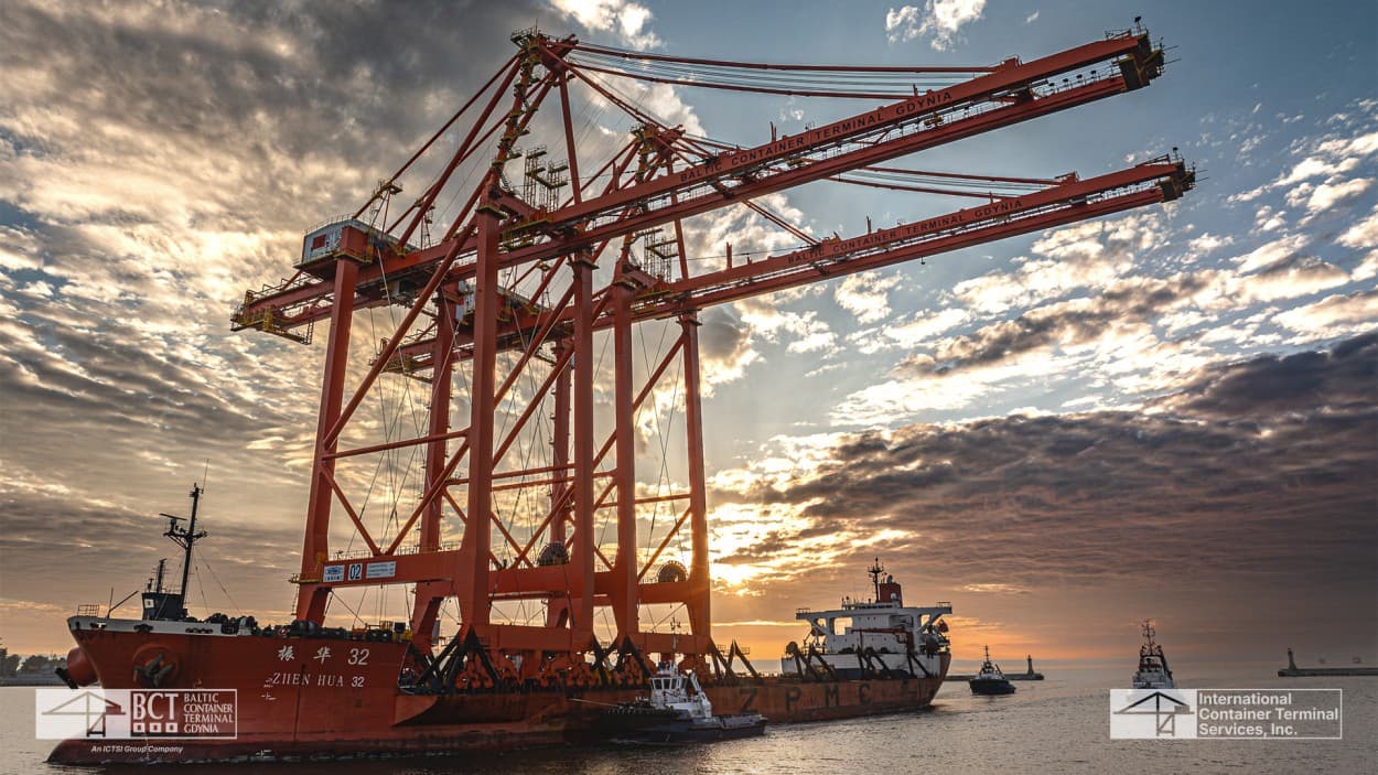 Baltic Container Terminal Enhances Gdynia Port with Two New Quay Cranes