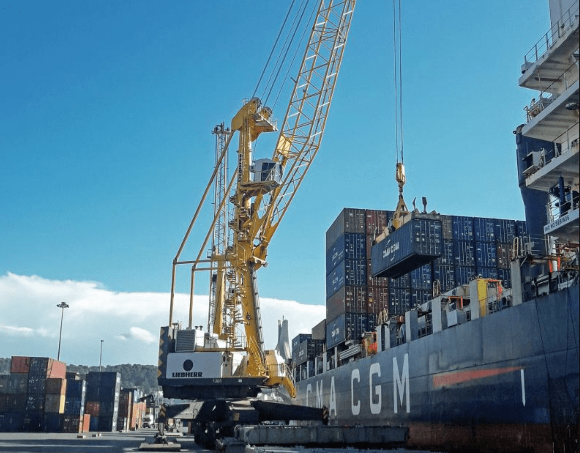 DP World Algiers Enhances Cargo Handling with Custom Liebherr LHM 420 Crane