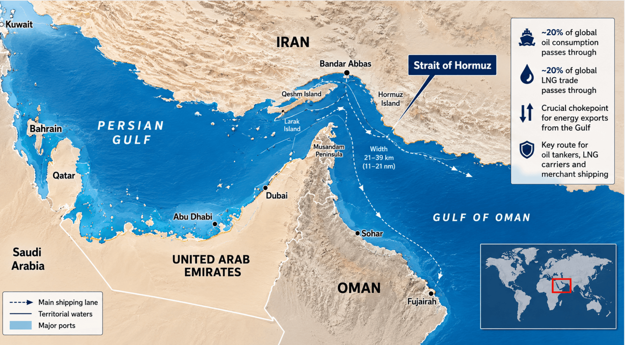 Dynacom Positions Tankers Near Hormuz Amid Rising Gulf Security Risks