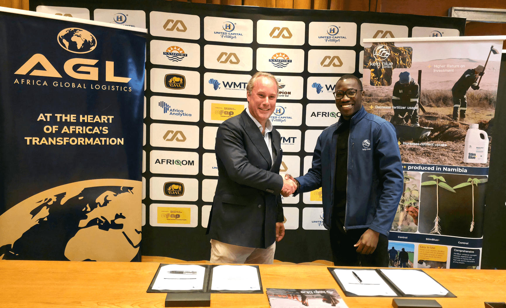 AGL Namibia and Kelp Blue Partner for Sustainable Kelp Logistics and Exports