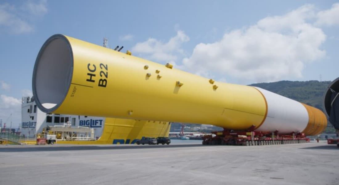 Haizea and Cadeler Transport Record-Breaking Monopiles from Bilbao for Hornsea 3