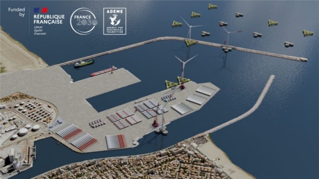 France Invests €258.5 Million in Five Ports for Floating Wind Power Expansion