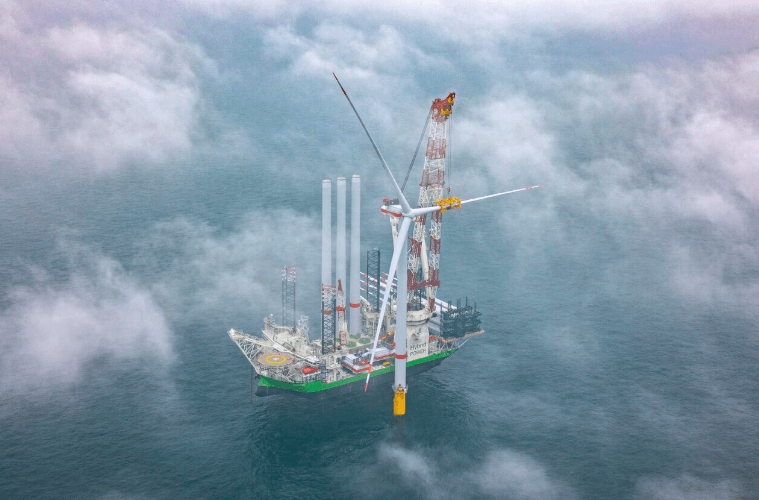 DEME Completes Half of Nordseecluster A Offshore Wind Turbine Installations
