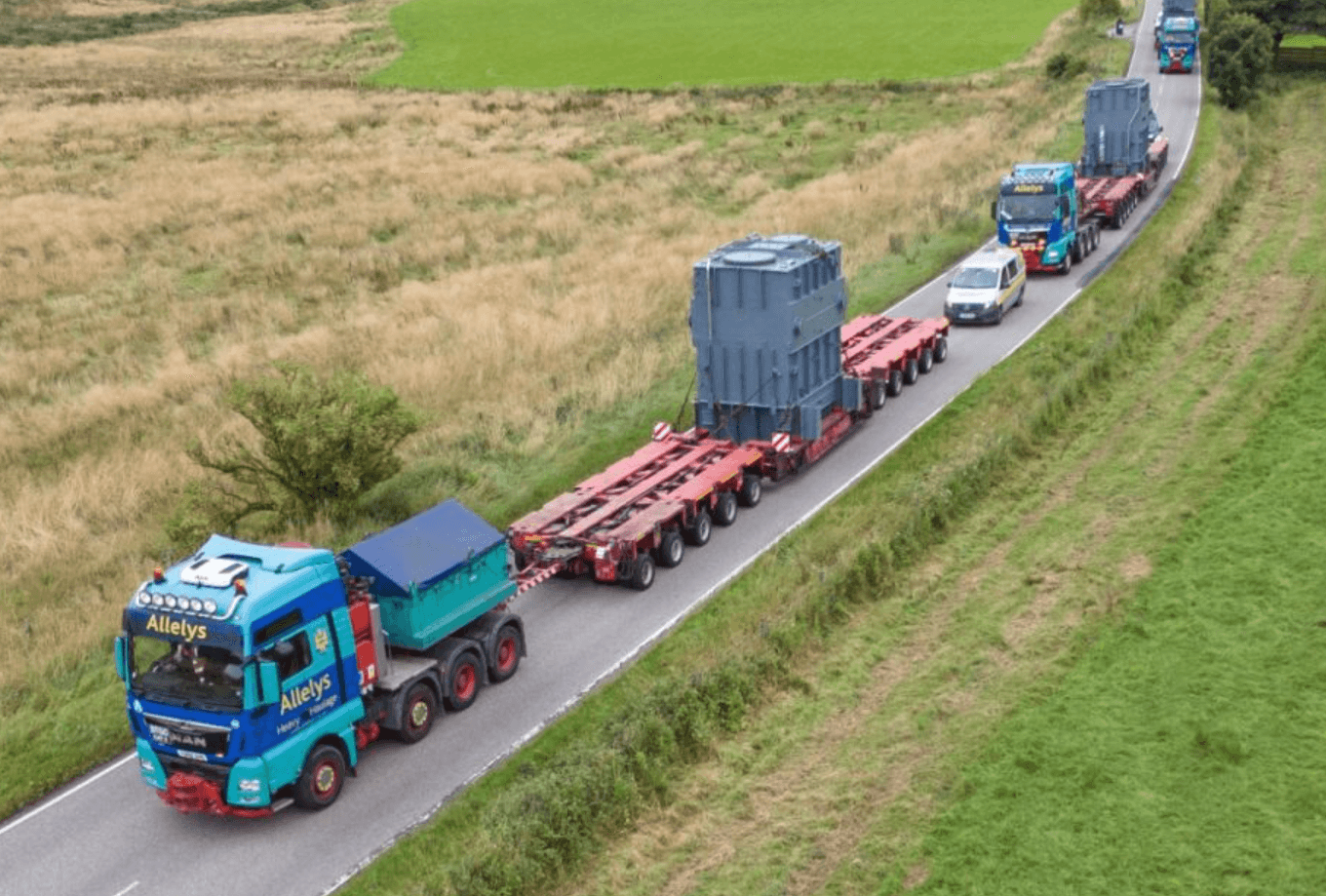 Allelys Transports Three 114-Tonne Transformers via Multimodal Route