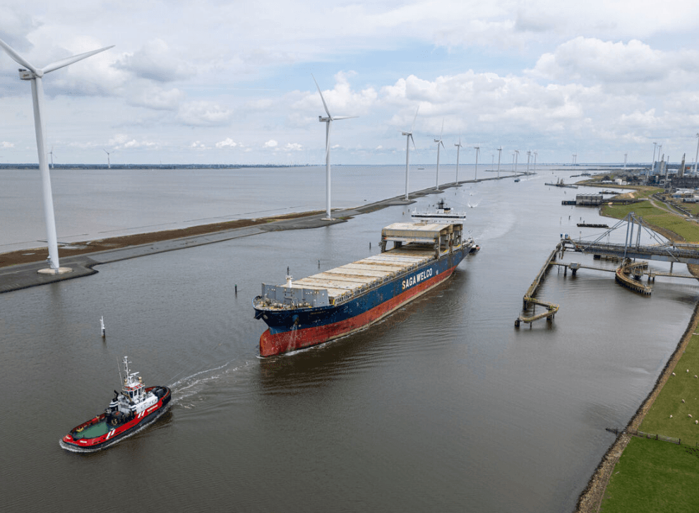 Wagenborg Terminal in Delfzijl Hosts Ikebana for Ownership Transfer