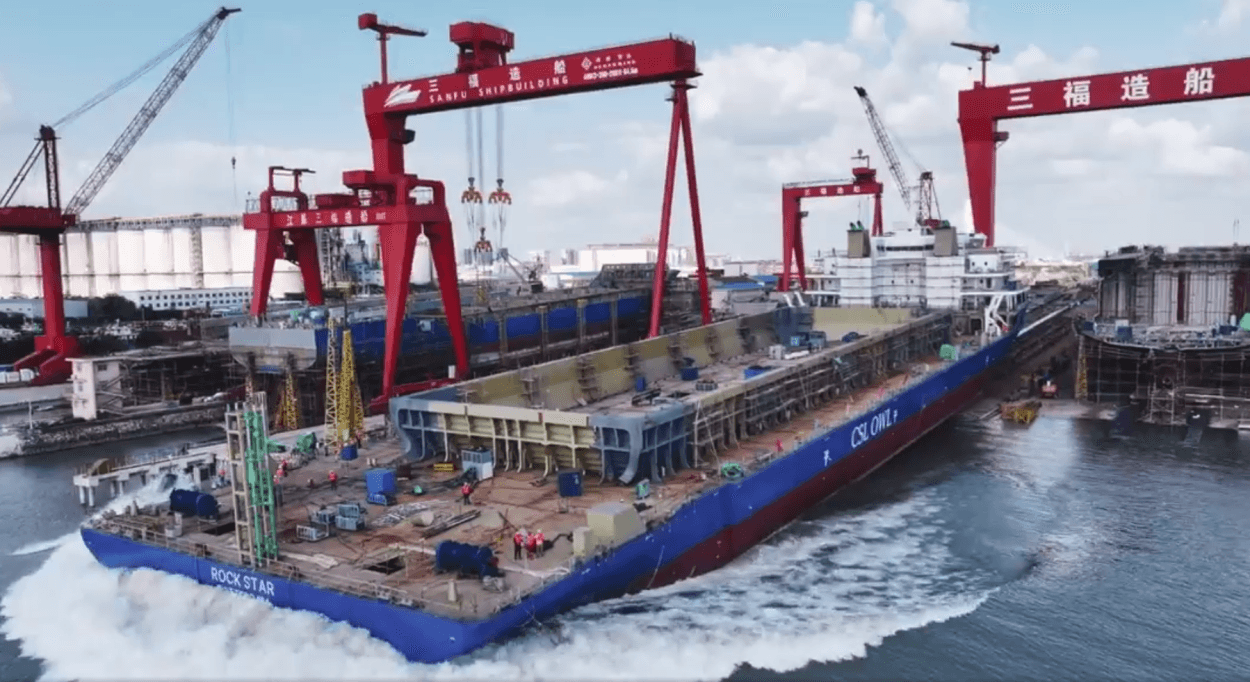 CSL OWL Introduces New Methanol-Capable Rock Installation Vessel for Offshore Wind