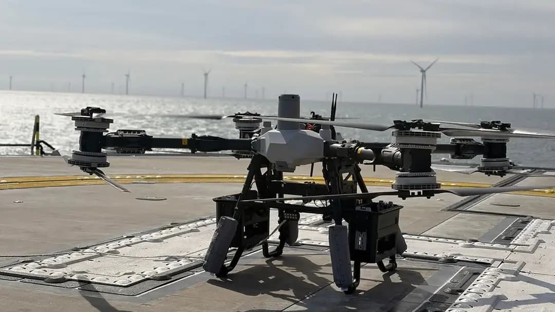 Ørsted Tests Cargo Drones for Offshore Wind Farm Maintenance in North Sea