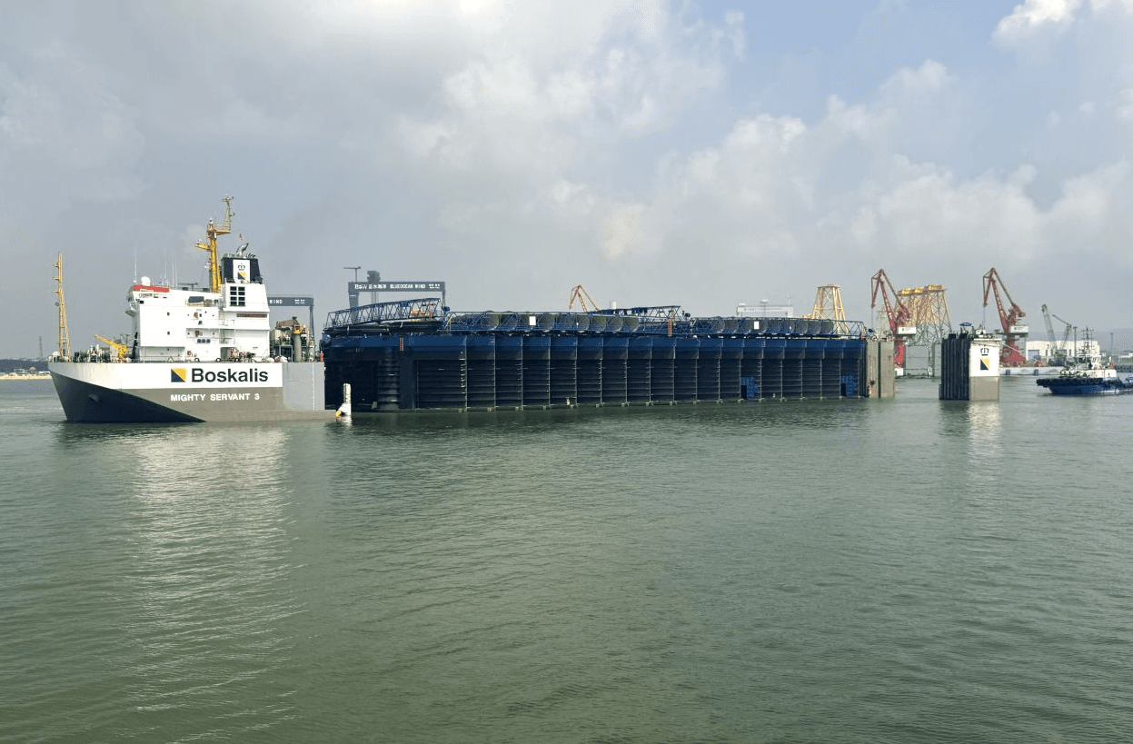 Boskalis Transports 18 Fish Farm Sections from China to Norway