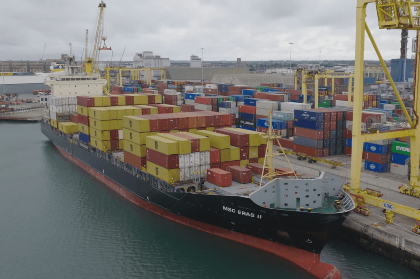 MSC Transports Heavy Heat Exchangers from India to Irish Power Plant