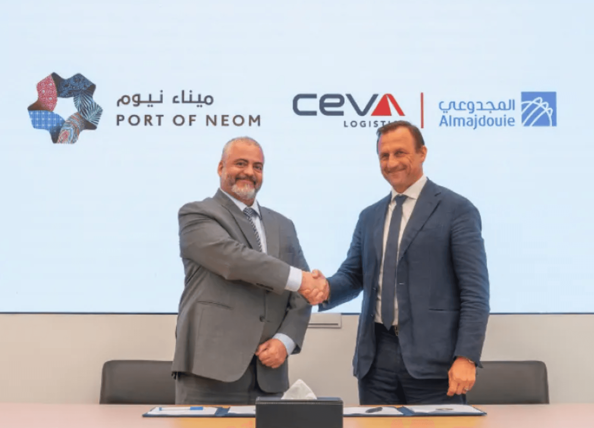 Port of NEOM and CEVA Almajdouie Enhance Red Sea Cargo Routes to Europe and GCC