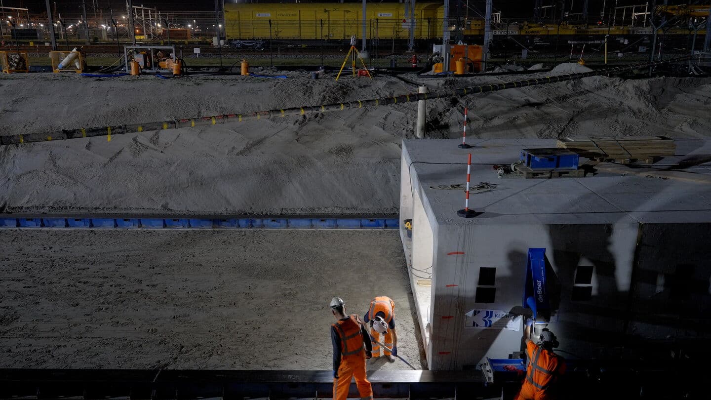 Maasvlakte Railway Yard Progresses with Key Conduit Installation