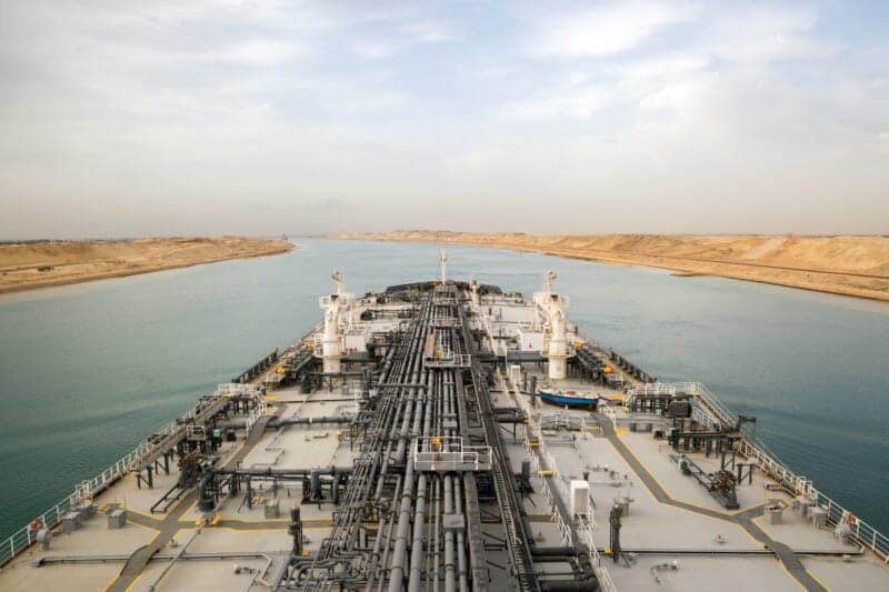 Suez Canal Oil Tanker Traffic Rises as Hormuz Strait Closure Prompts Route Shift
