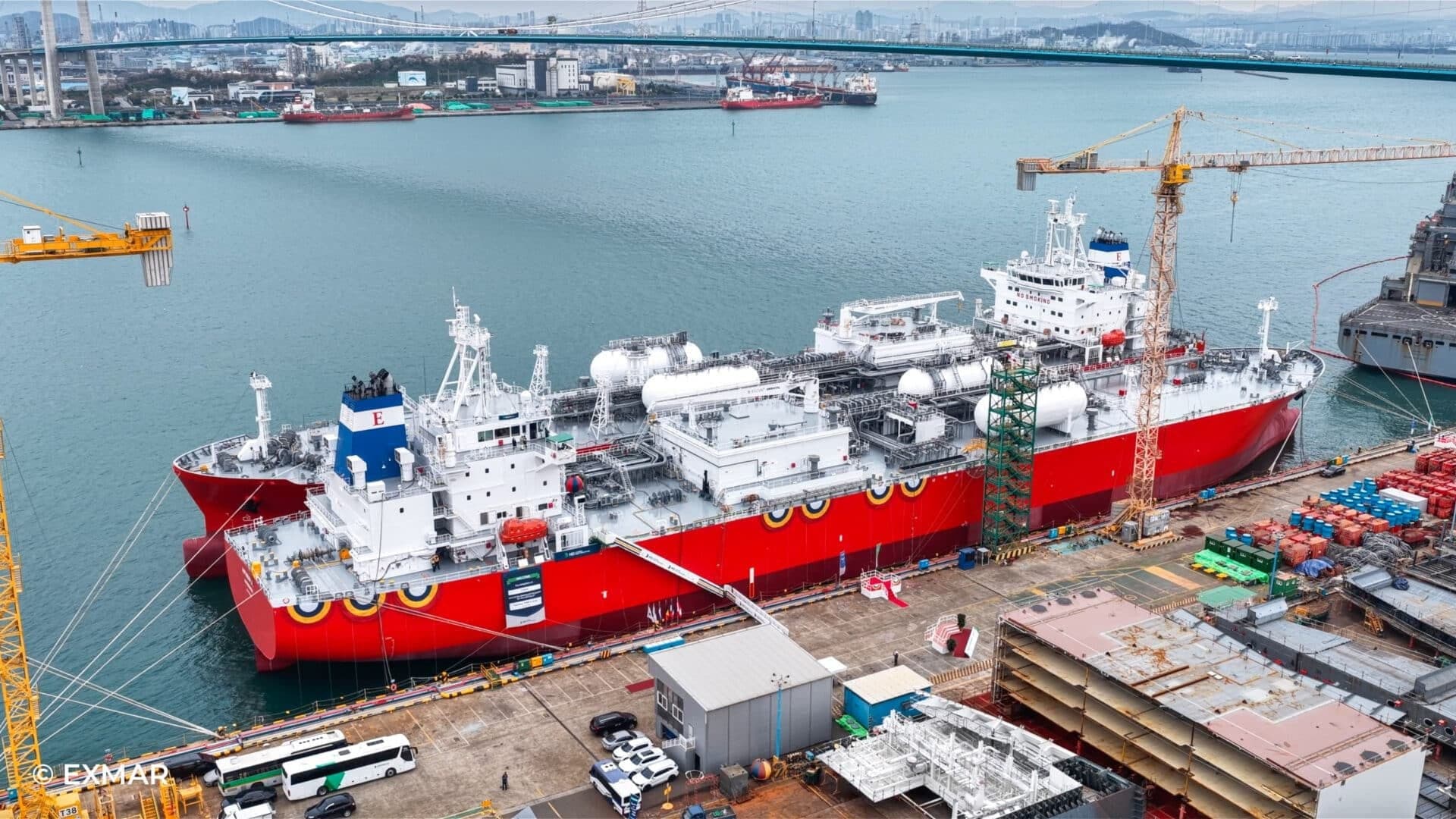 EXMAR Takes Delivery of World's First Ammonia-Fueled Ocean-Going Vessel