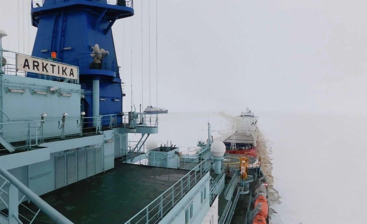 Tanker Damaged by Arctic Ice on Northern Sea Route Amidst Increased Russian Oil Shipments